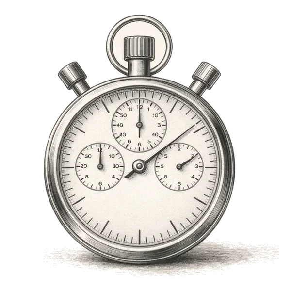 Illustration chronomètre pour la réactivité